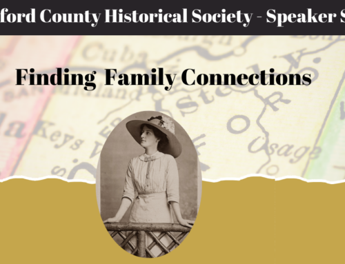 2025 Speaker Series – Find Your Family Connections